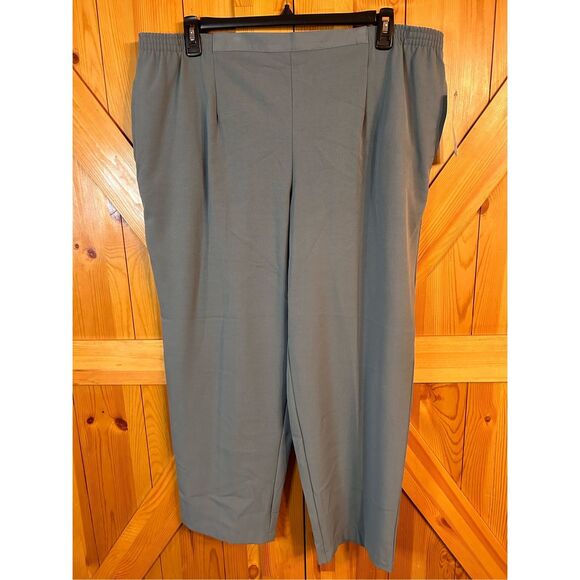 Koret Woman  Pants Wedgewood Blue Elastic Waist 20W Short NWT (4291) - Picture 1 of 8